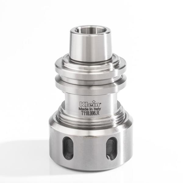 Klein HSK50E spændetangspatron, flange 40 mm, 2-26 mm OZ25, 75x60x50 mm, med leje, højre/venstre