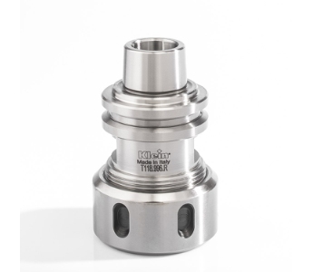 Klein HSK50E chuck for spennhylse, 40 mm flens, 2-26 mm OZ25, 75x60x50 mm, m/kulelager, høyre/venstre