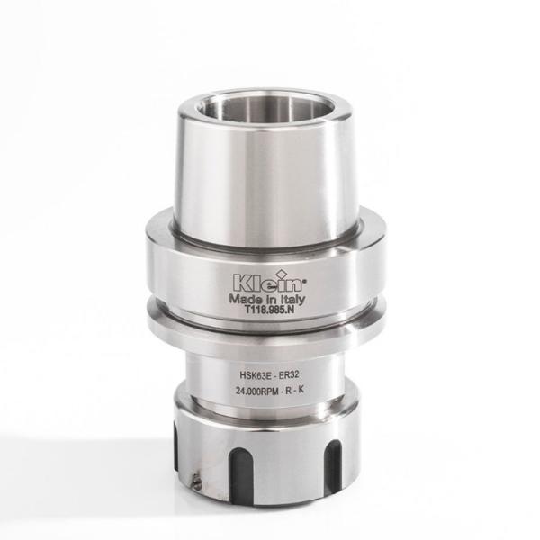 Klein chuck for spennhylse, 2-20 mm, ER32, m/kulelager, 77x60x63 mm, høyre/venstre