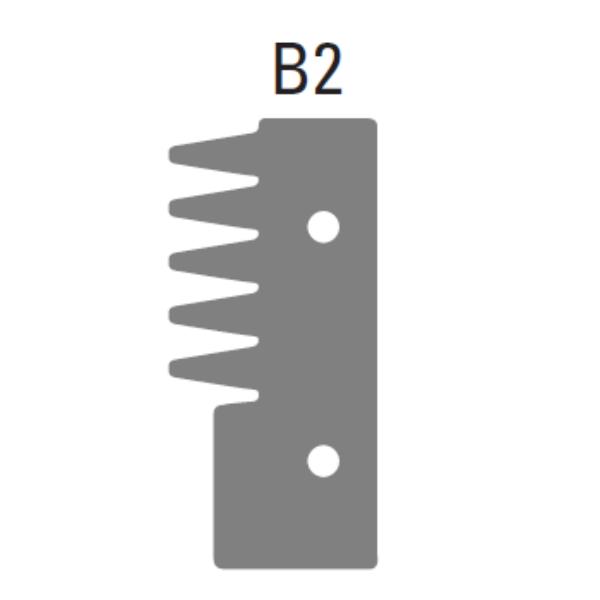 Klein profil B2, 50x22,5x2 mm, til limfugefræser TS140