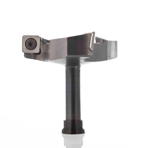 Klein planfræser HM, til plast, m/vendeplatte, Ø100x14x80 mm, S20, Z3