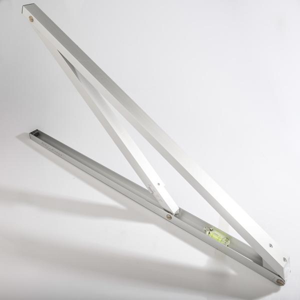 Klein vinkelmåler 45 cm, 20-135°, aluminium