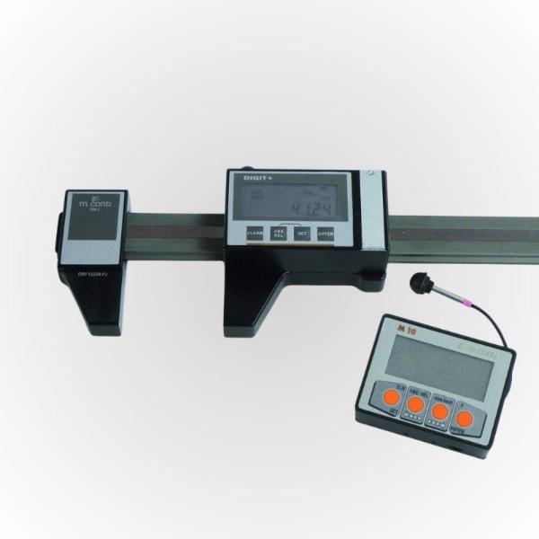 M. Conti digital skydelære, 0-2500 mm, m/ekstern display