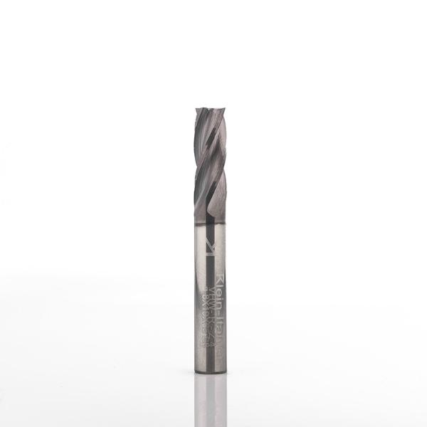 Klein sletfræser MHM (Tinalox), Ø6x15x60 mm, Z4, højre, negativ spiral, til rustfri/jernholdige materialer