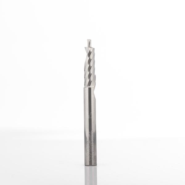 Klein trinnfres HHM, Ø8,0/5,5x10x100 mm, Z1, høyre, positiv spiral, for aluminium/ikke-jernholdige materialer