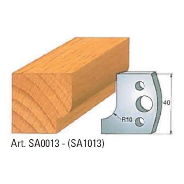 Klein afviser nr 13, 40x4 mm, SP, til profilhoved