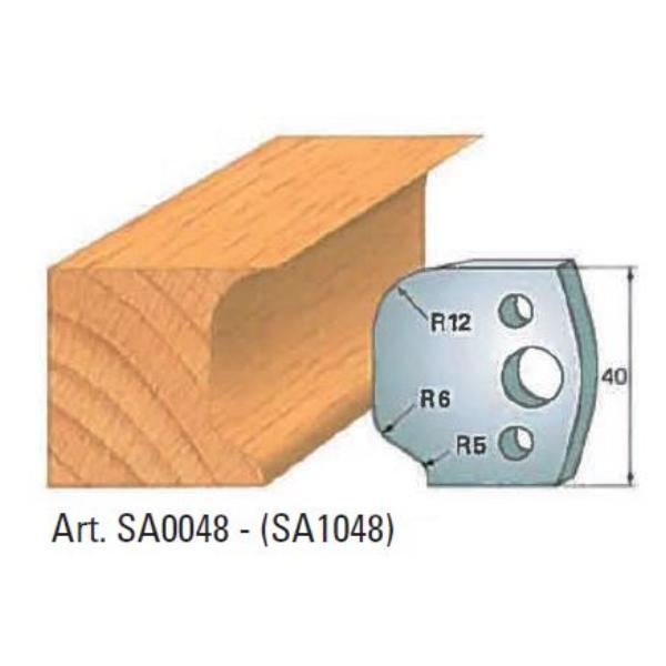 Klein afviser nr 48, 40x4 mm, SP, til profilhoved