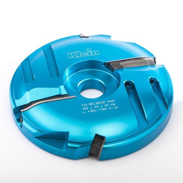 Klein fyllingsfres alu/HM, Ø185x30x35 mm, Z2+2, manuell fremføring
