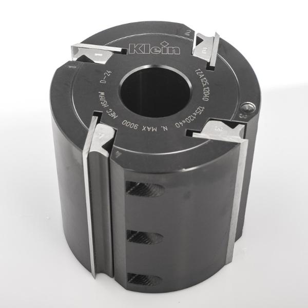 Klein kutterhode aluminium/HSS, Ø125x130x40 mm, Z4