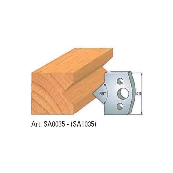 Klein profilskjær nr. 35, 40x4 mm, SP, for profilkutter