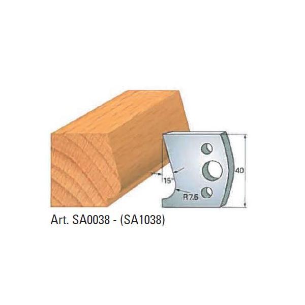 Klein profilskjær nr. 38, 40x4 mm, SP, for profilkutter