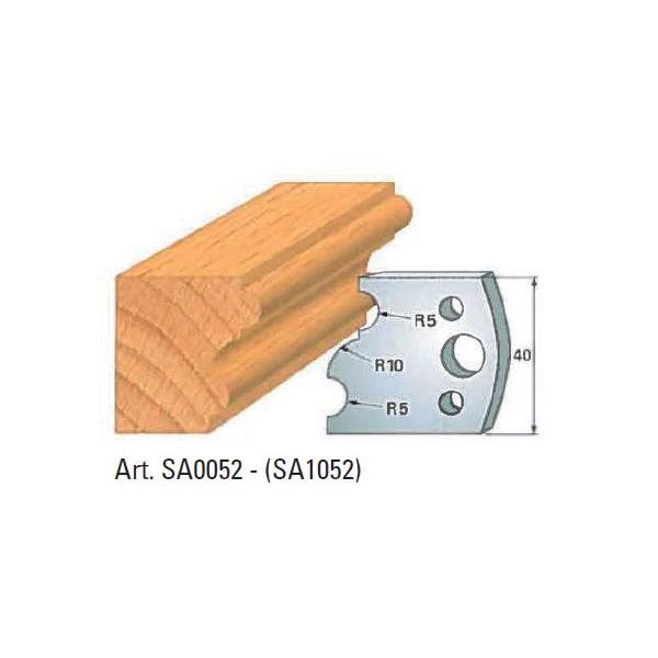 Klein profilskjær nr. 52, 40x4 mm, SP, for profilkutter