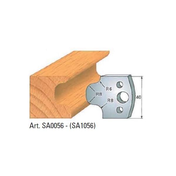Klein profilskjær nr. 56, 40x4 mm, SP, for profilkutter