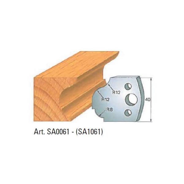 Klein profilskjær nr. 61, 40x4 mm, SP, for profilkutter