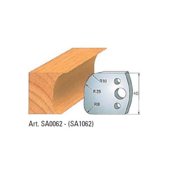 Klein profilskjær nr. 62, 40x4 mm, SP, for profilkutter
