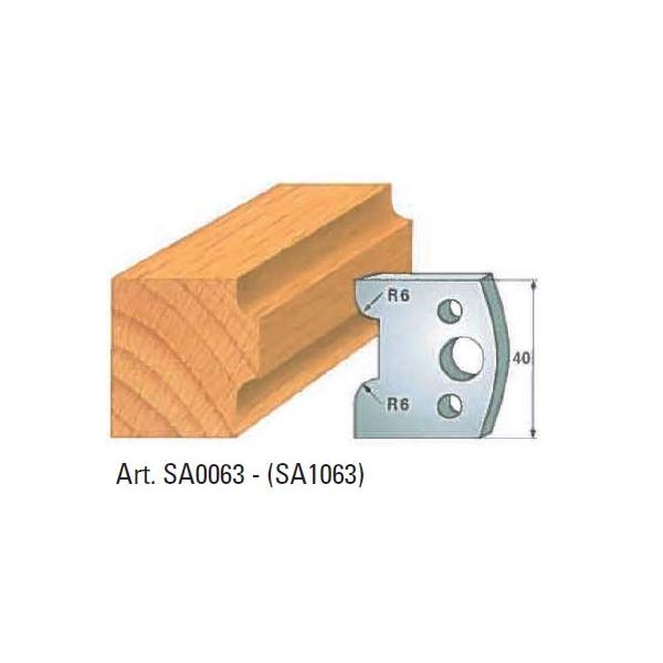 Klein profilskjær nr. 63, 40x4 mm, SP, for profilkutter