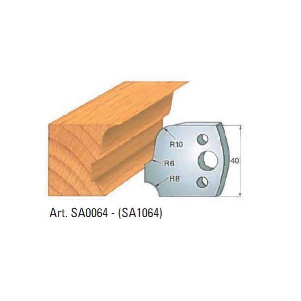 Klein profilskjær nr. 64, 40x4 mm, SP, for profilkutter