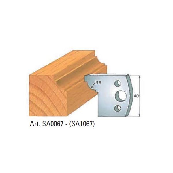 Klein profilskjær nr. 67, 40x4 mm, SP, for profilkutter