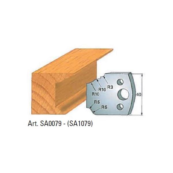 Klein profilskjær nr. 79, 40x4 mm, SP, for profilkutter