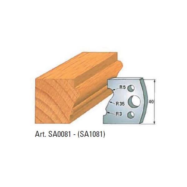 Klein profilskjær nr. 81, 40x4 mm, SP, for profilkutter