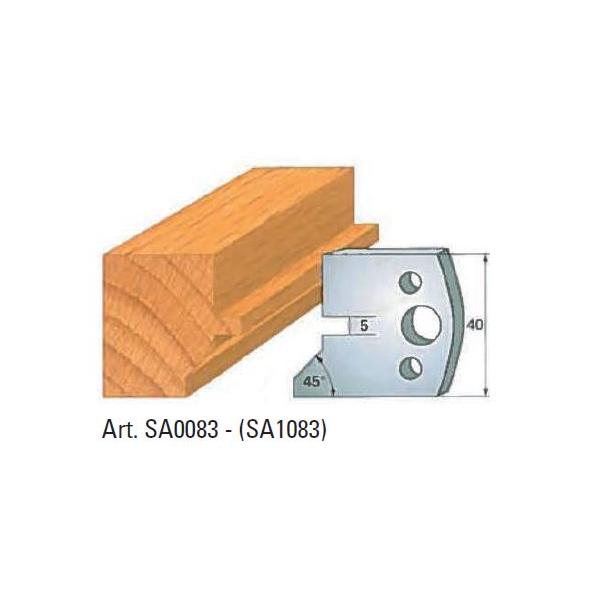 Klein profilskjær nr. 83, 40x4 mm, SP, for profilkutter