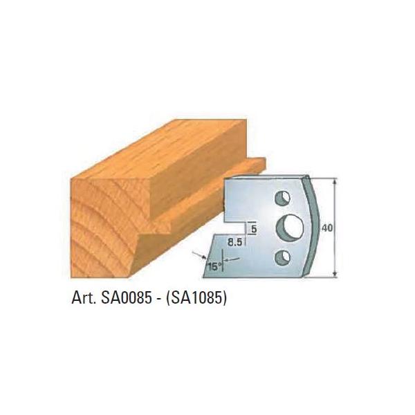 Klein profilskjær nr. 85, 40x4 mm, SP, for profilkutter