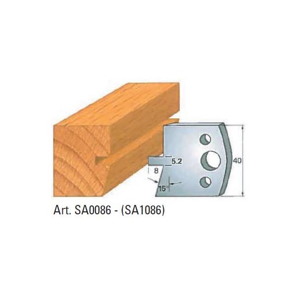 Klein profilskjær nr. 86, 40x4 mm, SP, for profilkutter