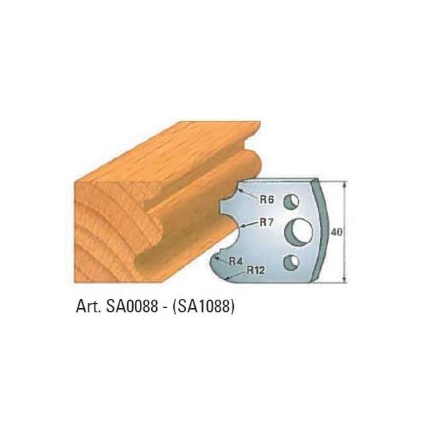 Klein profilskjær nr. 88, 40x4 mm, SP, for profilkutter