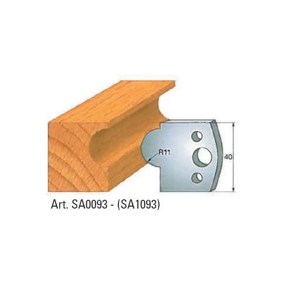 Klein profilskjær nr. 93, 40x4 mm, SP, for profilkutter