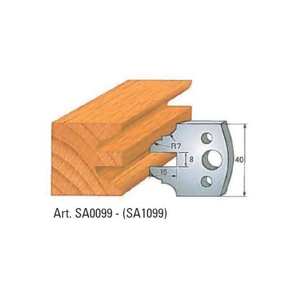 Klein profilskjær nr. 99, 40x4 mm, SP, for profilkutter