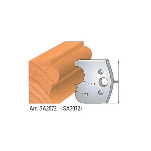 Klein profilskjær nr. 72, 50x4 mm, SP, for profilkutter