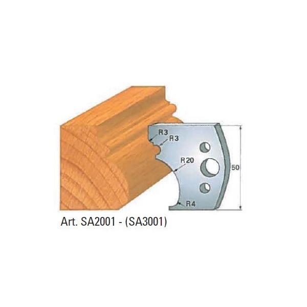 Klein avviser nr. 1, 50x4 mm, SP, for profilkutter