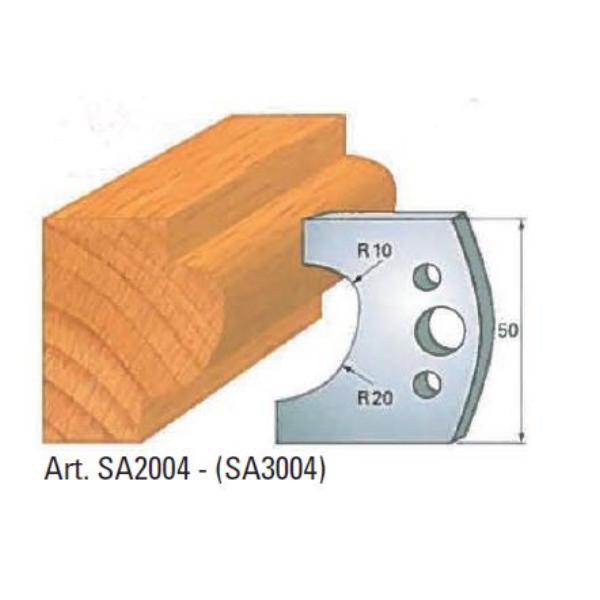 Klein afviser nr 4, 50x4 mm, SP, til profilhoved