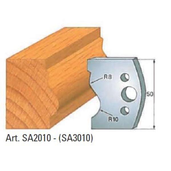Klein afviser nr 10, 50x4 mm, SP, til profilhoved