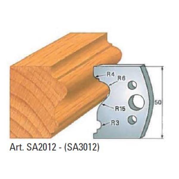 Klein afviser nr 12, 50x4 mm, SP, til profilhoved