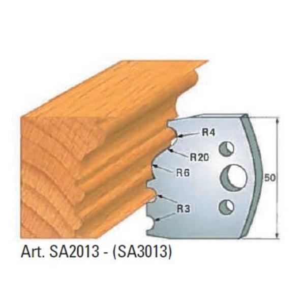 Klein afviser nr 13, 50x4 mm, SP, til profilhoved