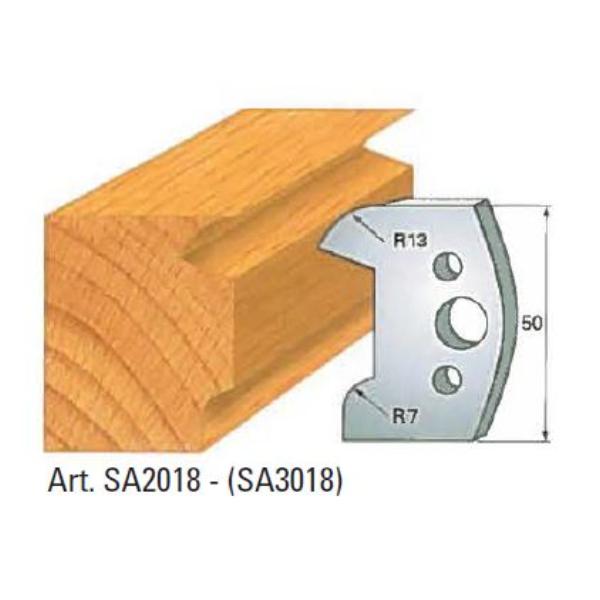 Klein afviser nr 18, 50x4 mm, SP, til profilhoved