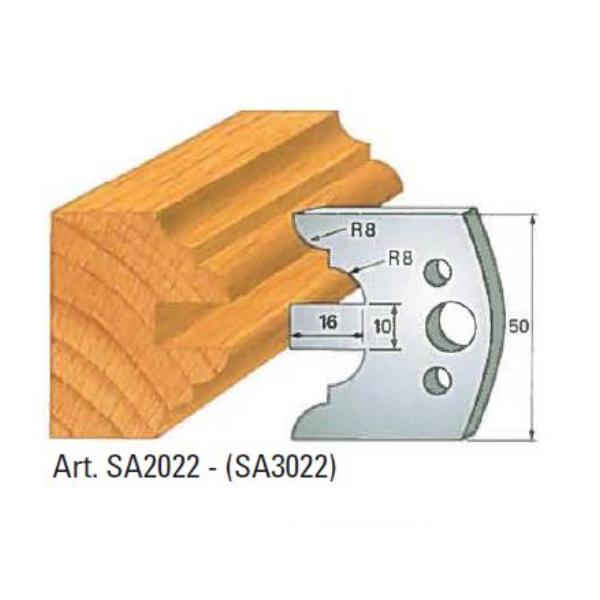 Klein afviser nr 22, 50x4 mm, SP, til profilhoved