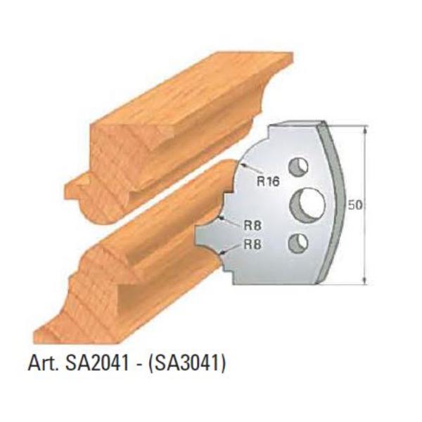 Klein afviser nr 41, 50x4 mm, SP, til profilhoved