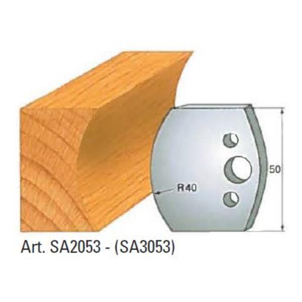 Klein afviser nr 53, 50x4 mm, SP, til profilhoved
