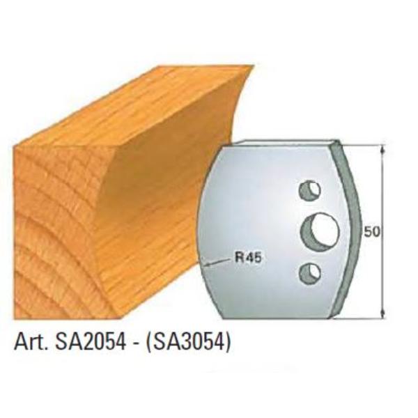 Klein afviser nr 54, 50x4 mm, SP, til profilhoved