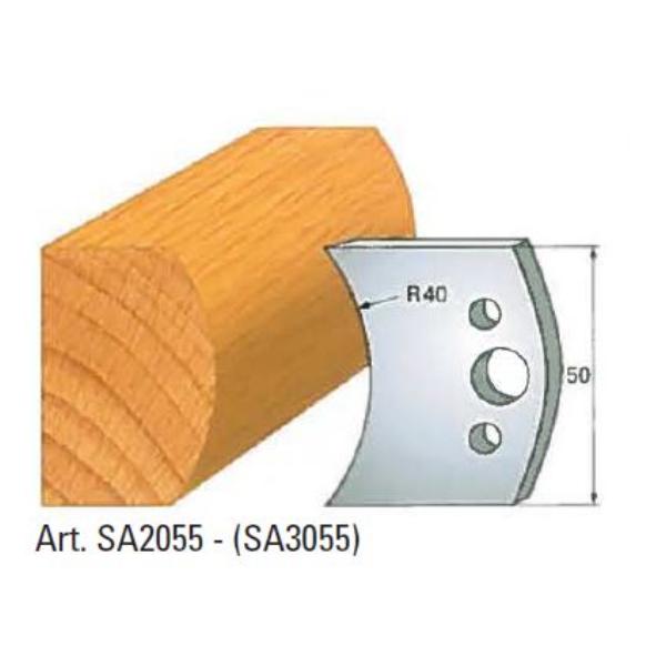 Klein afviser nr 55, 50x4 mm, SP, til profilhoved