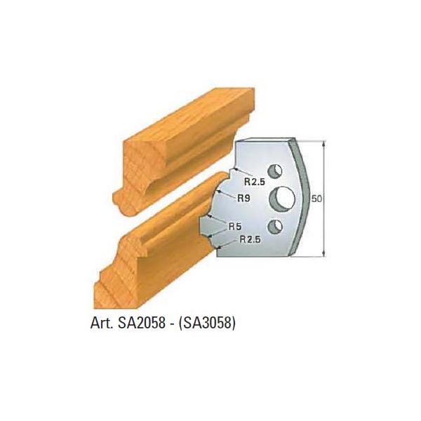 Klein avviser nr. 58, 50x4 mm, SP, for profilkutter