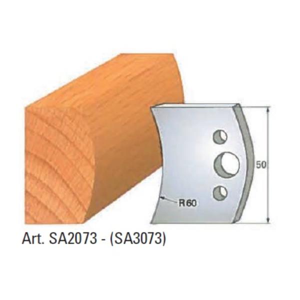 Klein afviser nr 73, 50x4 mm, SP, til profilhoved