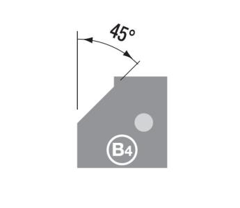 Klein profilskjær B4 for not- og fjærfres TZL138.40030/35