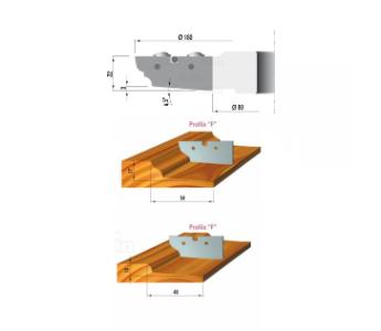 Klein profilplate F for fyllingsfres TTL180.22330