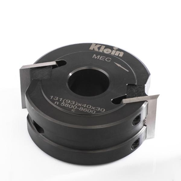 Klein universal profilhode stål, Ø100x30 mm, for profil 40x4 mm, mekanisk fremføring, Z2