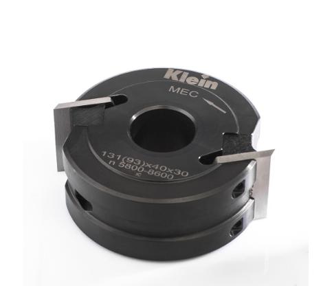 Klein universal profilhoved stål, Ø120x50 mm, til profil 40x4 mm, mekanisk fremføring, Z2