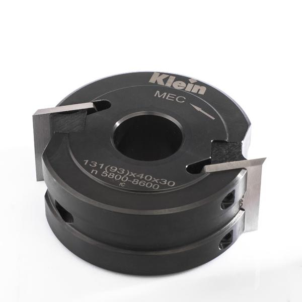 Klein universal profilhoved stål, Ø120x50 mm, til profil 40x4 mm, mekanisk fremføring, Z2