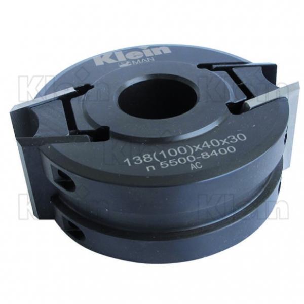 Klein universal profilhode stål, Ø78x30 mm, for profil og avbøyer 40x4 mm, manuell fremføring, Z2